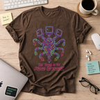 The Thing in the Staging Environment Shirt — Dark Chocolate