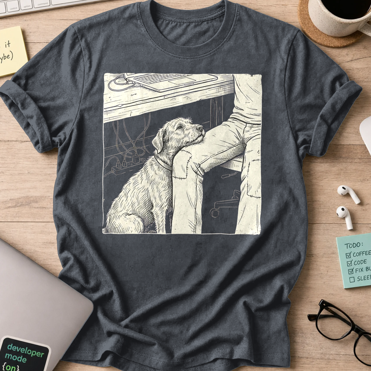 Developer's Best Friend Shirt — Dark Heather