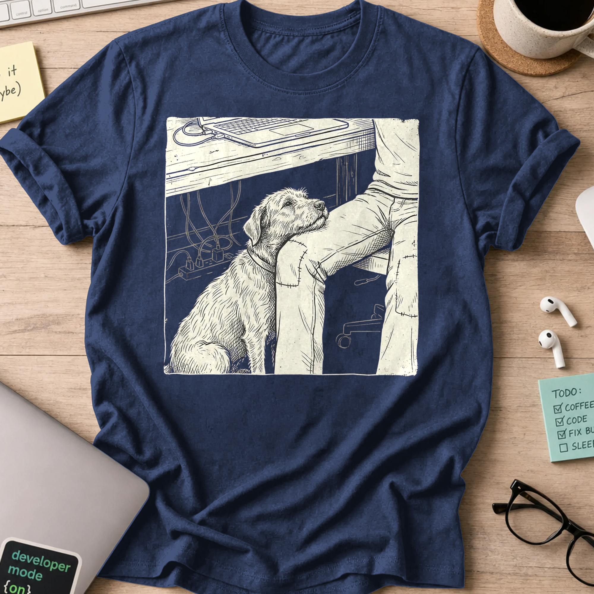 Developer's Best Friend Shirt — Navy
