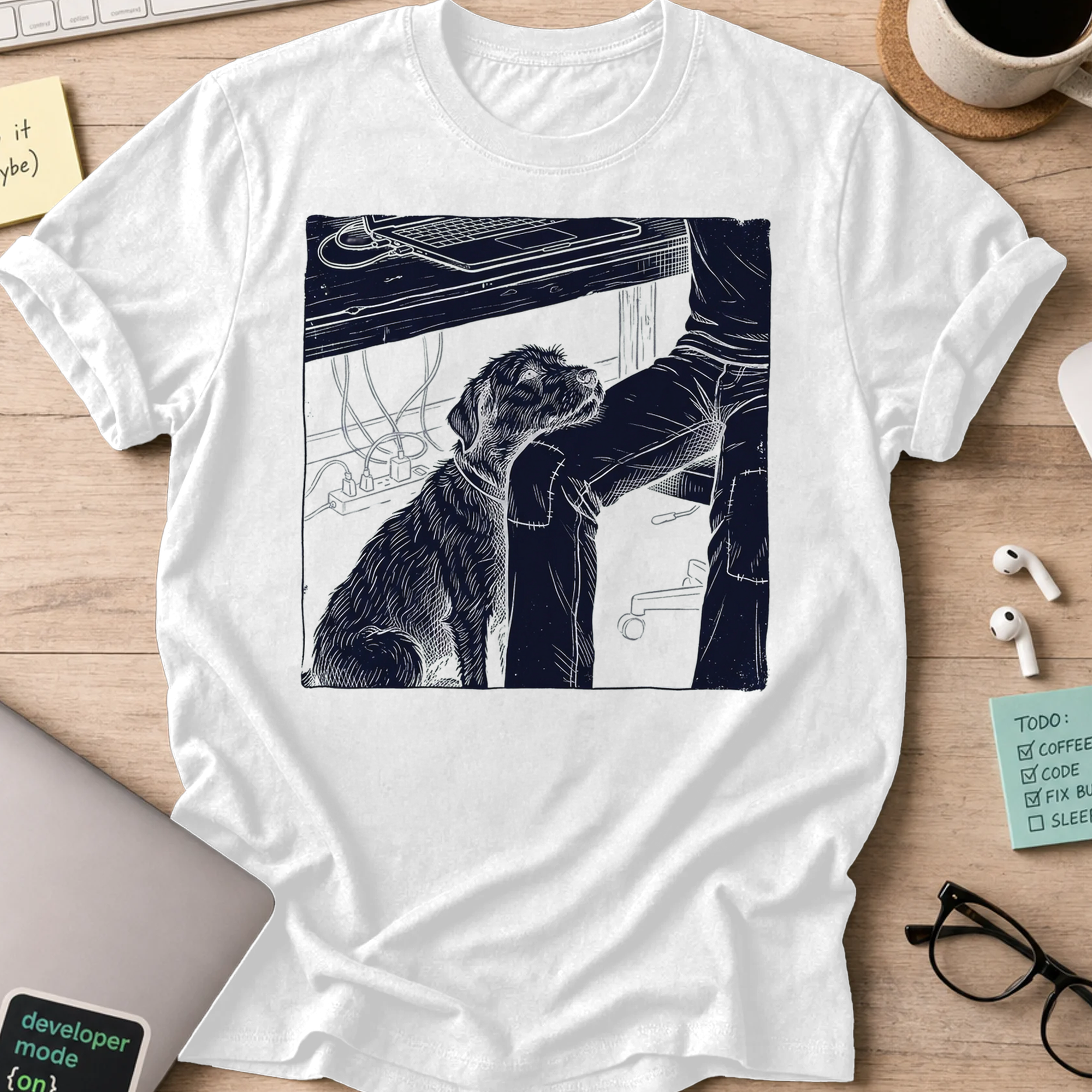 Developer's Best Friend Shirt — White
