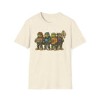 Coding Turtles Retro Illustration Shirt