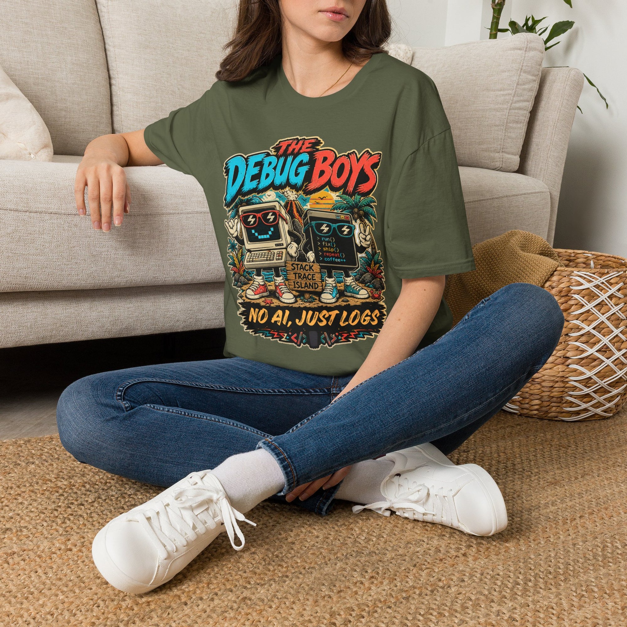 The Debug Boys Retro Tech Shirt