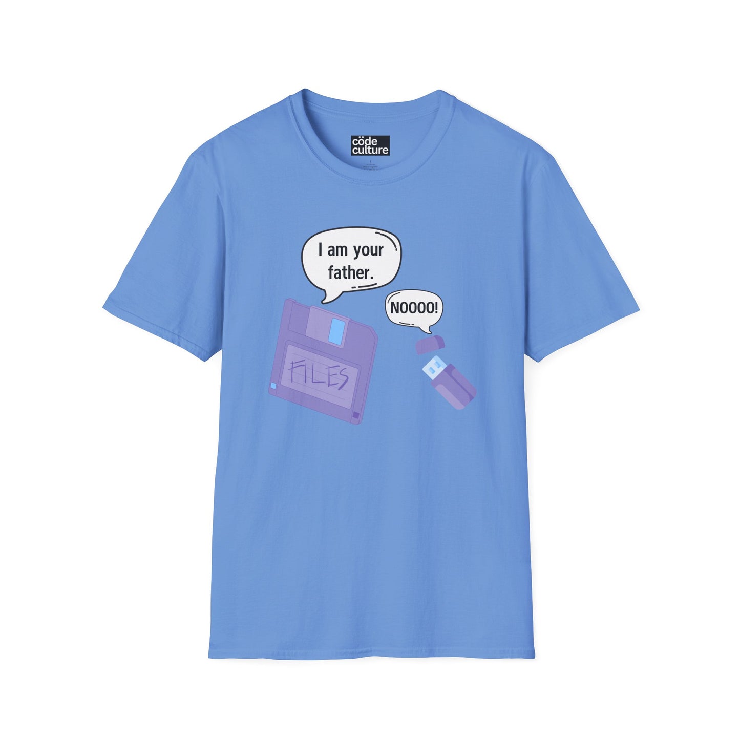 daddy diskette and baby usb shirt