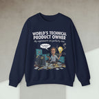 Code Culture world's technical product owner sweatshirt funny programmer Sweatshirt in S — Code Culture developer clothing