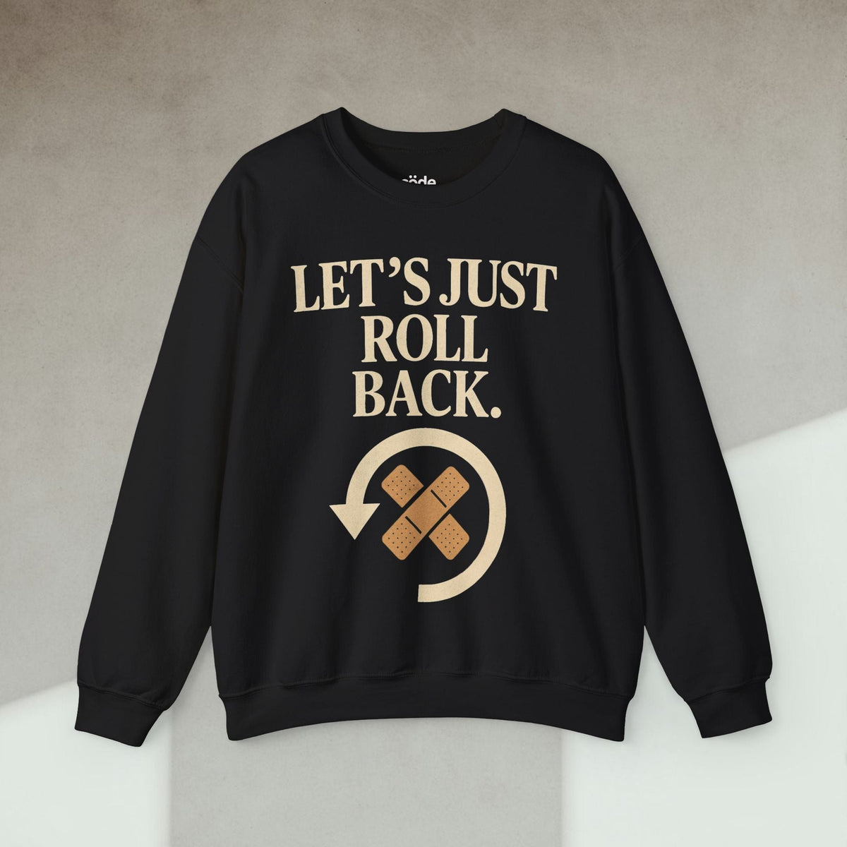 Code Culture lets just rollback Sweatshirt funny programmer Sweatshirt in S — Code Culture developer clothing