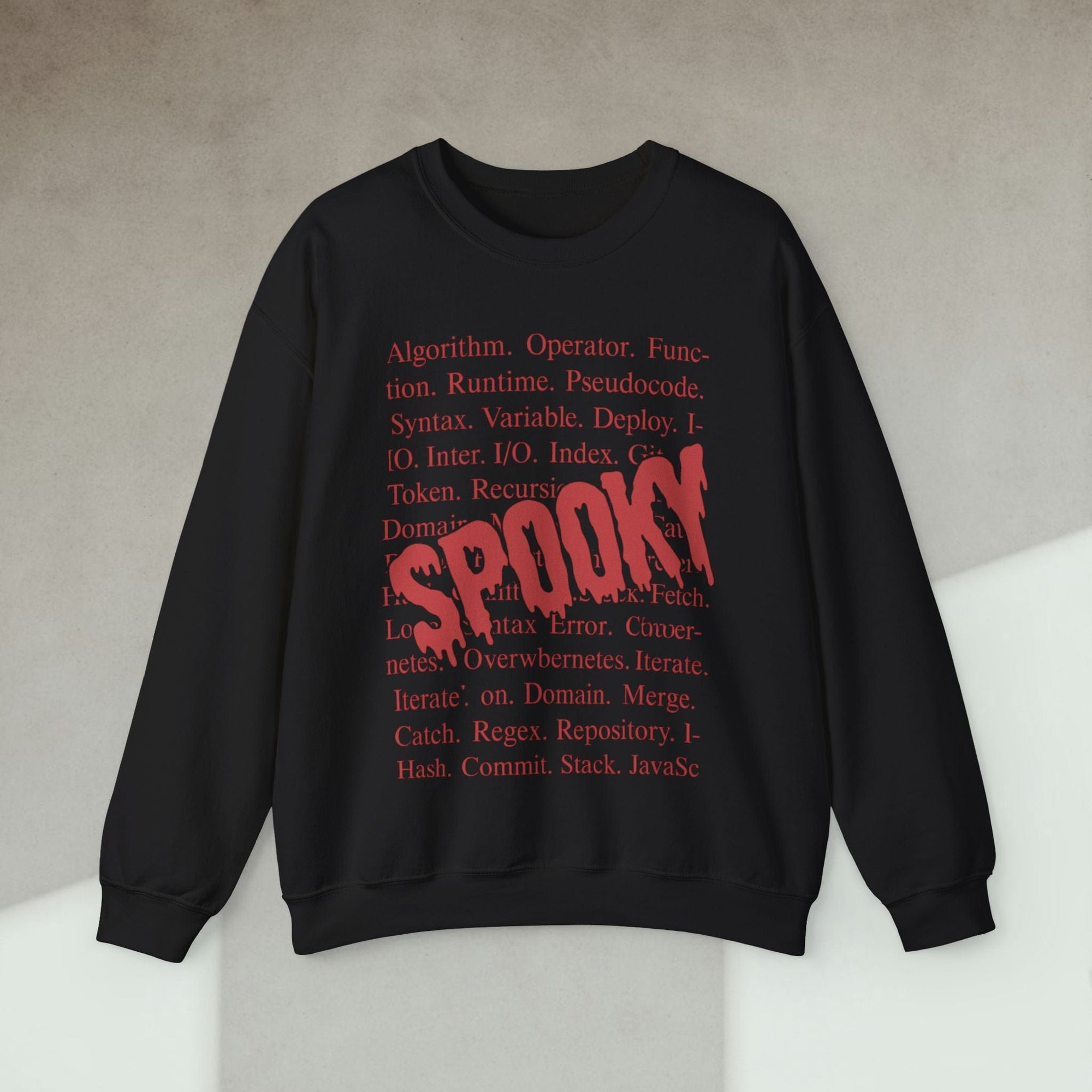 spooky code sweatshirt