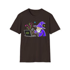 Wizard Coder Cartoon Shirt