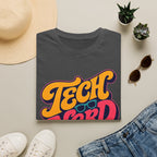 Tech Nerd Retro Typography Shirt