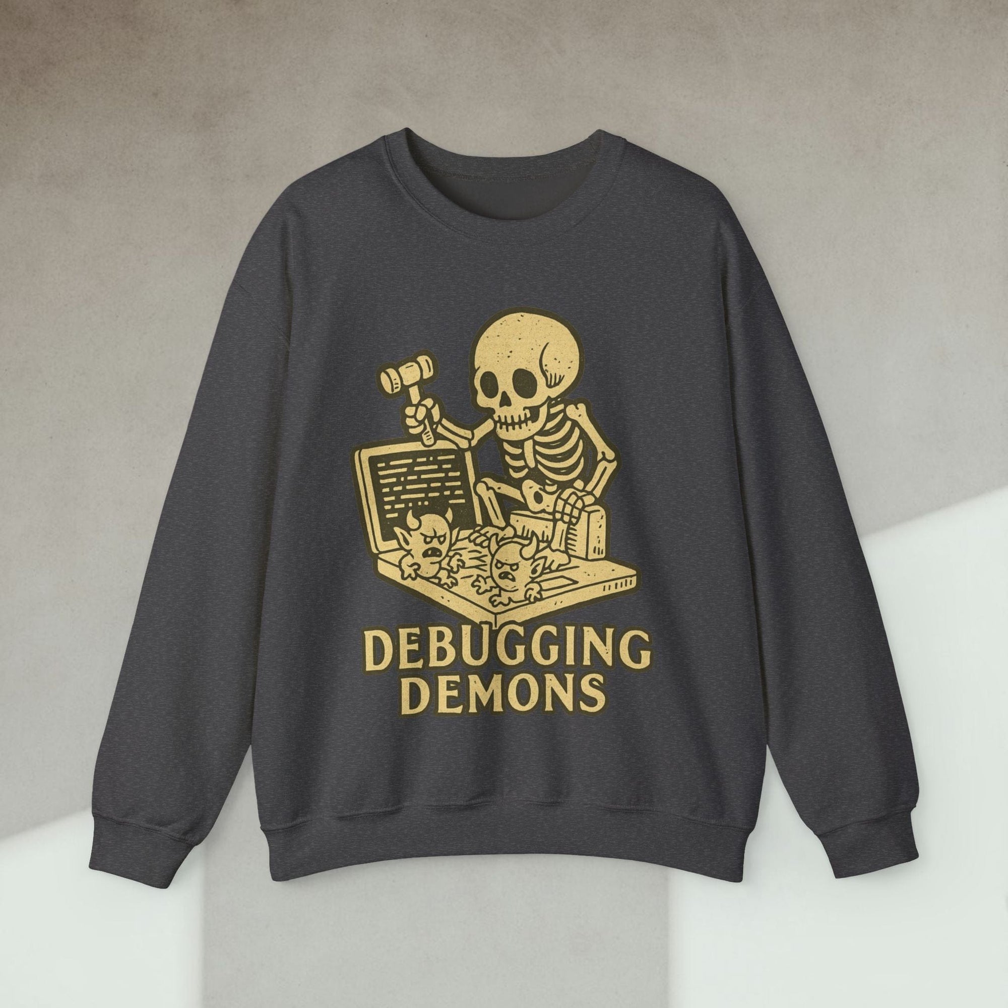 debugging demons sweatshirt