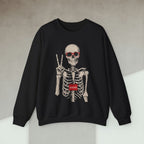 Code Culture skeleton developer sweatshirt funny programmer Sweatshirt in S — Code Culture developer clothing