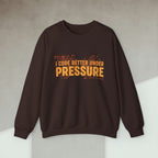 Code Culture i code better under pressure sweatshirt funny programmer Sweatshirt in S — Code Culture developer clothing
