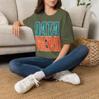 Data Nerd Vintage Typography Shirt
