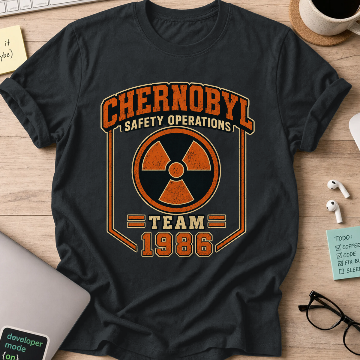 Nerd Collection Artwork 009 Shirt - Black mockup