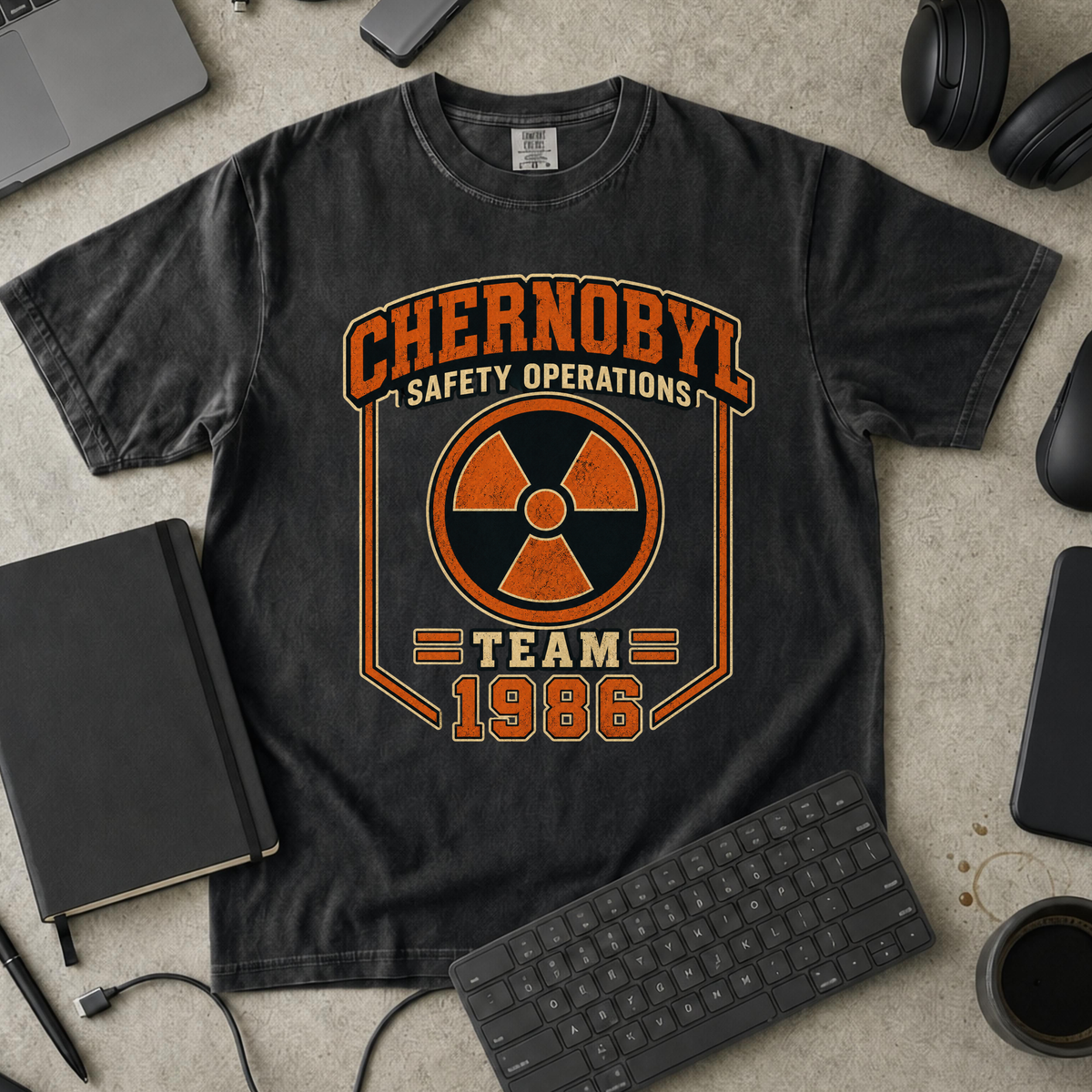 Nerd Collection Artwork 009 Premium Shirt - Black mockup