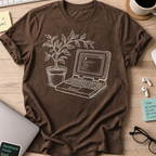Grow Your Code Shirt — Dark Chocolate