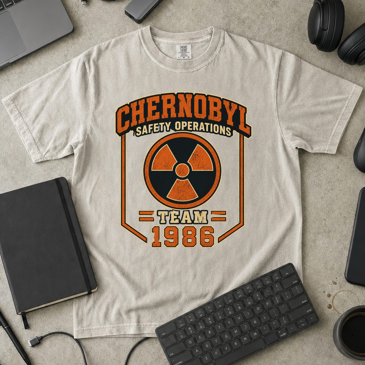 Nerd Collection Artwork 009 Premium Shirt - Ivory mockup