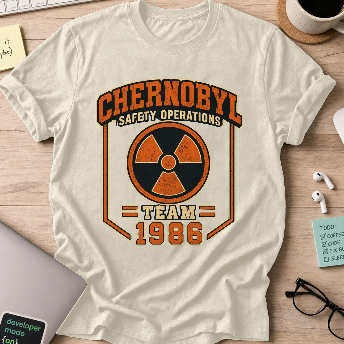 Nerd Collection Artwork 009 Shirt - Natural mockup