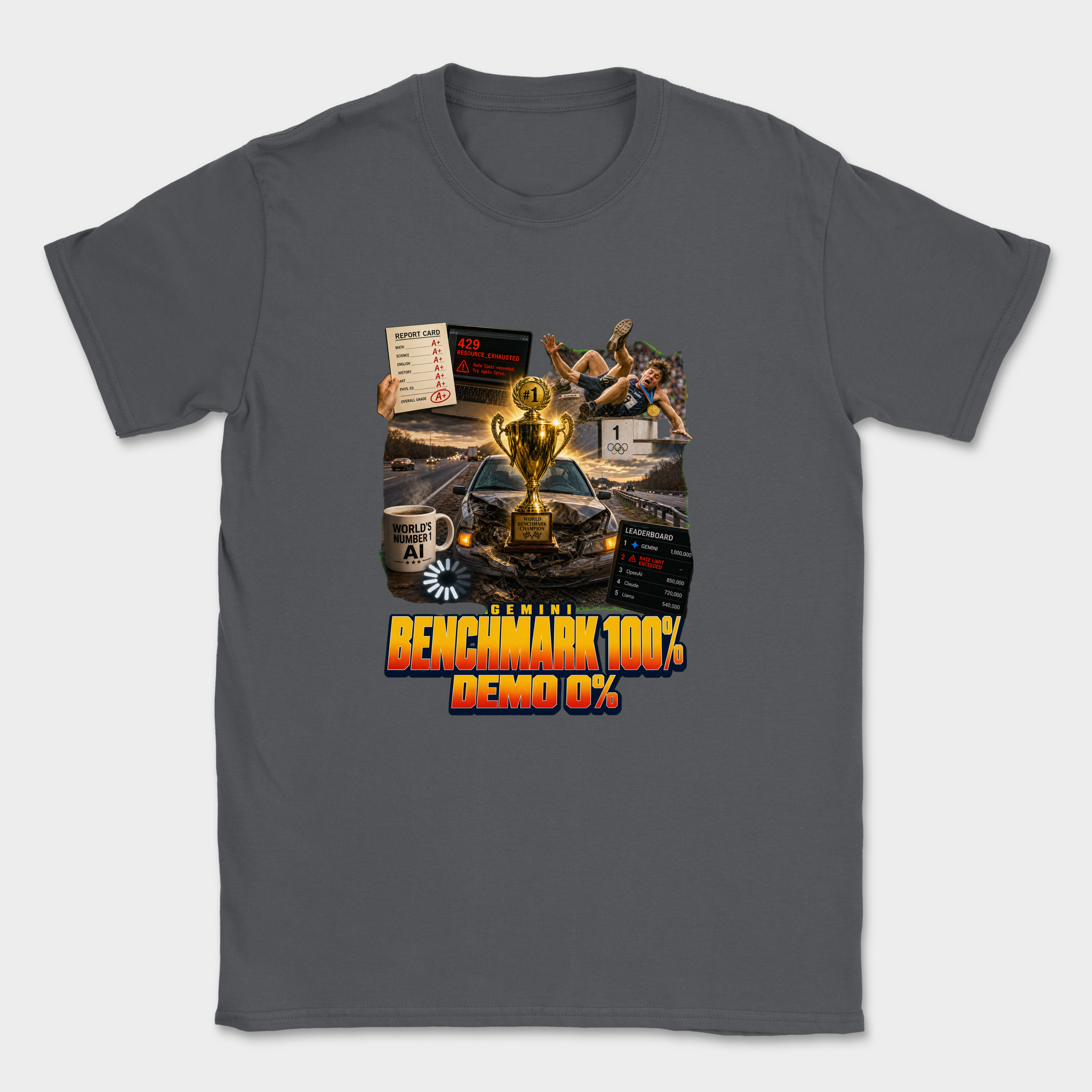Benchmark > Demo Shirt — Dark Heather