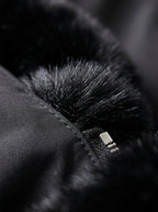 Women's Jacket Hooded Plush Trim
