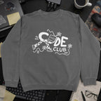 Code Club Sweatshirt - Dark Heather mockup
