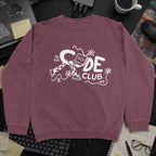 Code Club Sweatshirt - Maroon mockup