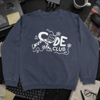 Code Club Sweatshirt - Navy mockup