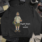 Hardworking Developer Sweatshirt - Black mockup