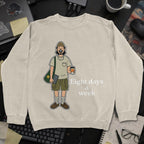 Hardworking Developer Sweatshirt - Sand mockup