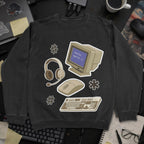 Developer Essential Sticker Sweatshirt - Black mockup