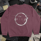The Ping Movie Sweatshirt - Maroon mockup