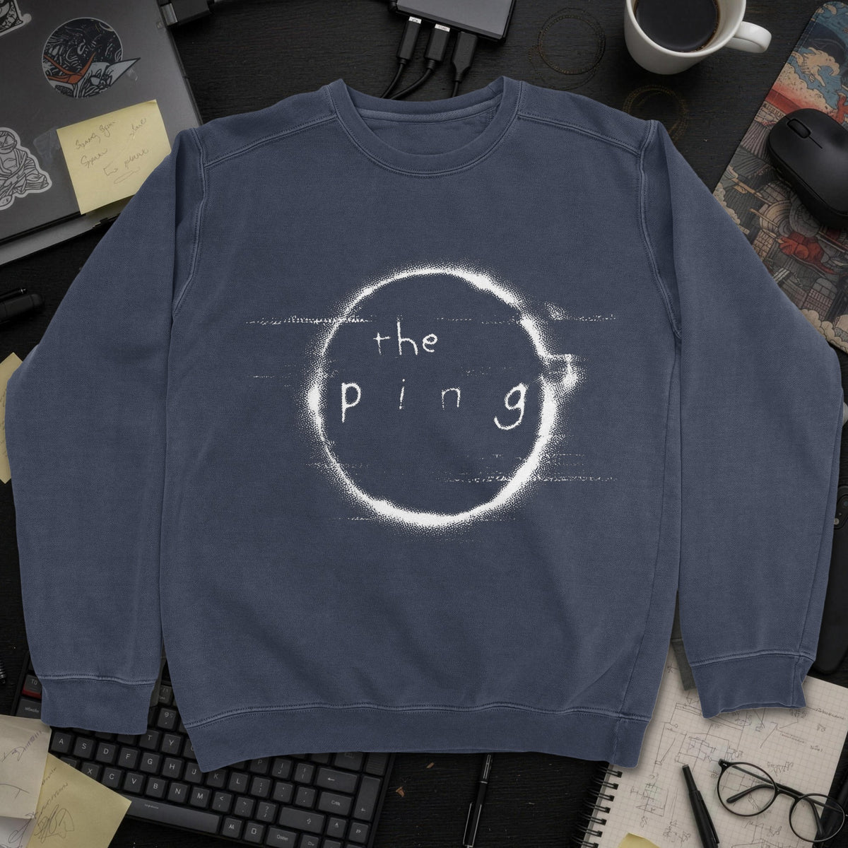 The Ping Movie Sweatshirt - Navy mockup