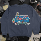 Developer Living Room Sweatshirt - Navy mockup