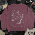 C Blacksmith Sweatshirt - Maroon mockup