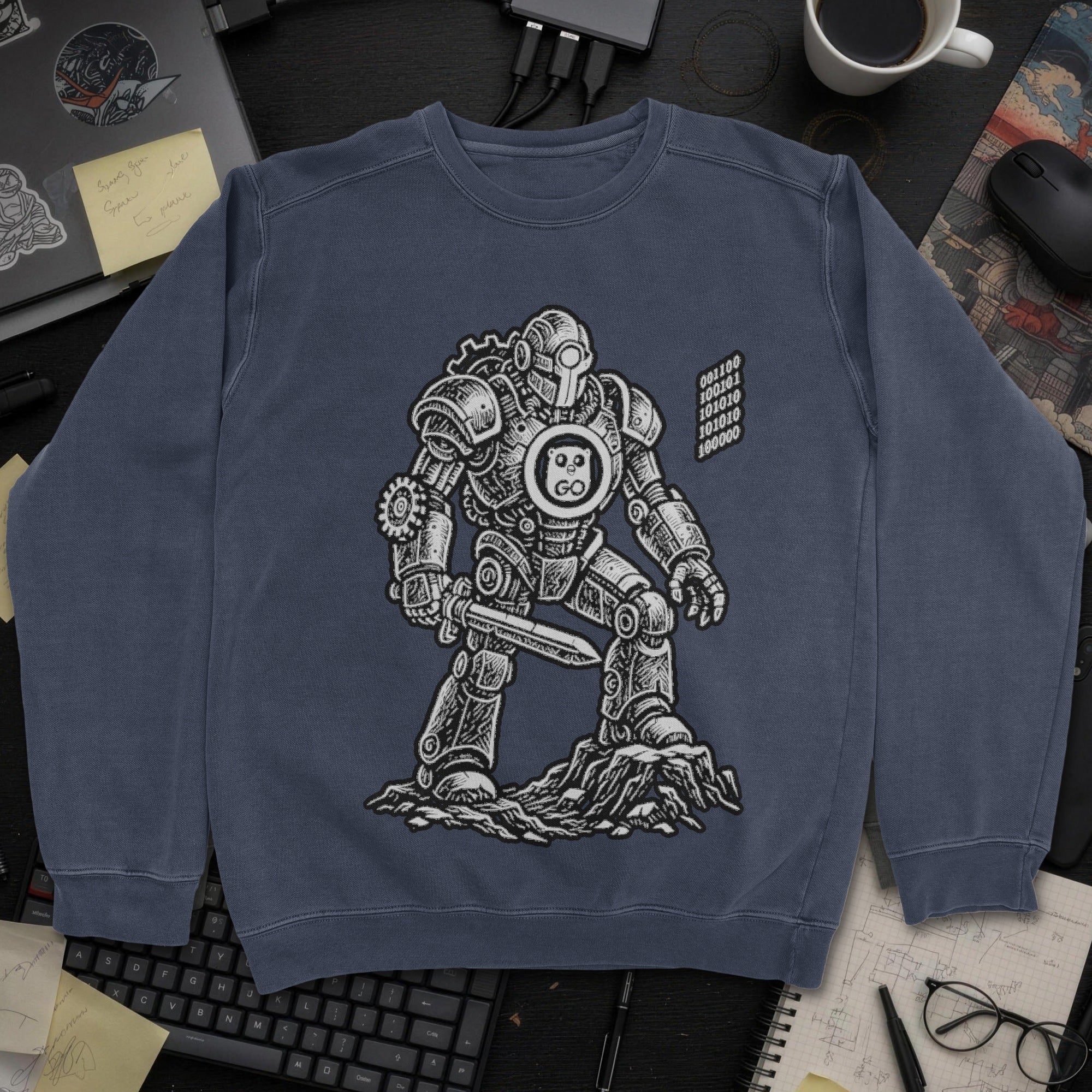 Go Knight Sweatshirt - Navy mockup