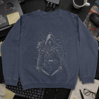 Java Warrior Sweatshirt - Navy mockup