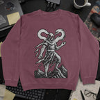 Python Warrior Sweatshirt - Maroon mockup