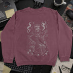 Typescript Skeleton Sweatshirt - Maroon mockup