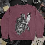 C# Knight Sweatshirt - Maroon mockup