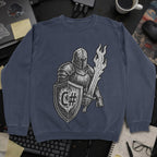 C# Knight Sweatshirt - Navy mockup