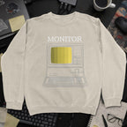 Monitor Sweatshirt - Sand mockup