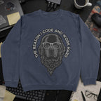 The Reason I Code Dog Sweatshirt - Navy mockup