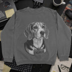 Dog Engineer Sweatshirt - Dark Heather mockup