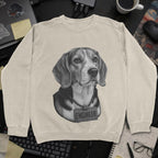 Dog Engineer Sweatshirt - Sand mockup