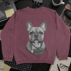 Dog Developer Sweatshirt - Maroon mockup