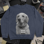 Dog Manager Sweatshirt - Navy mockup