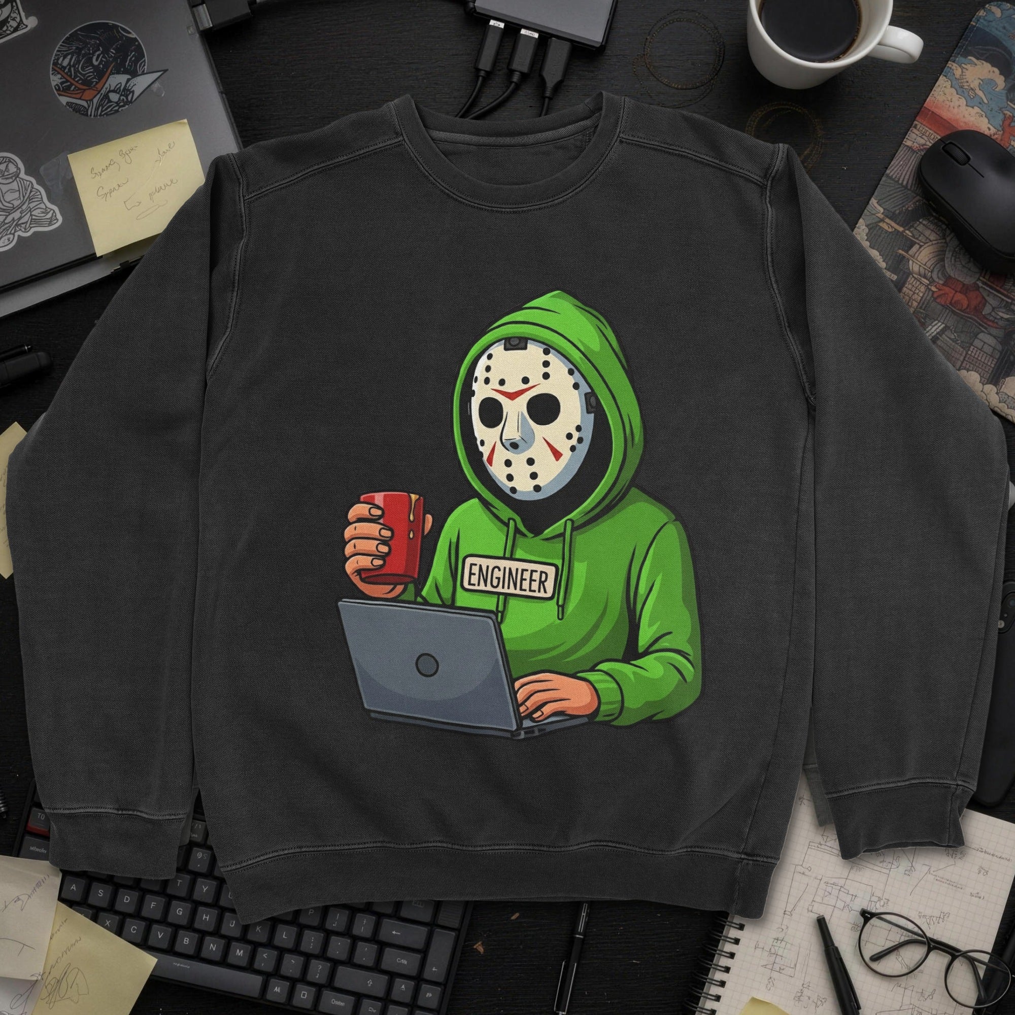 Jason Engineer Sweatshirt - Black mockup