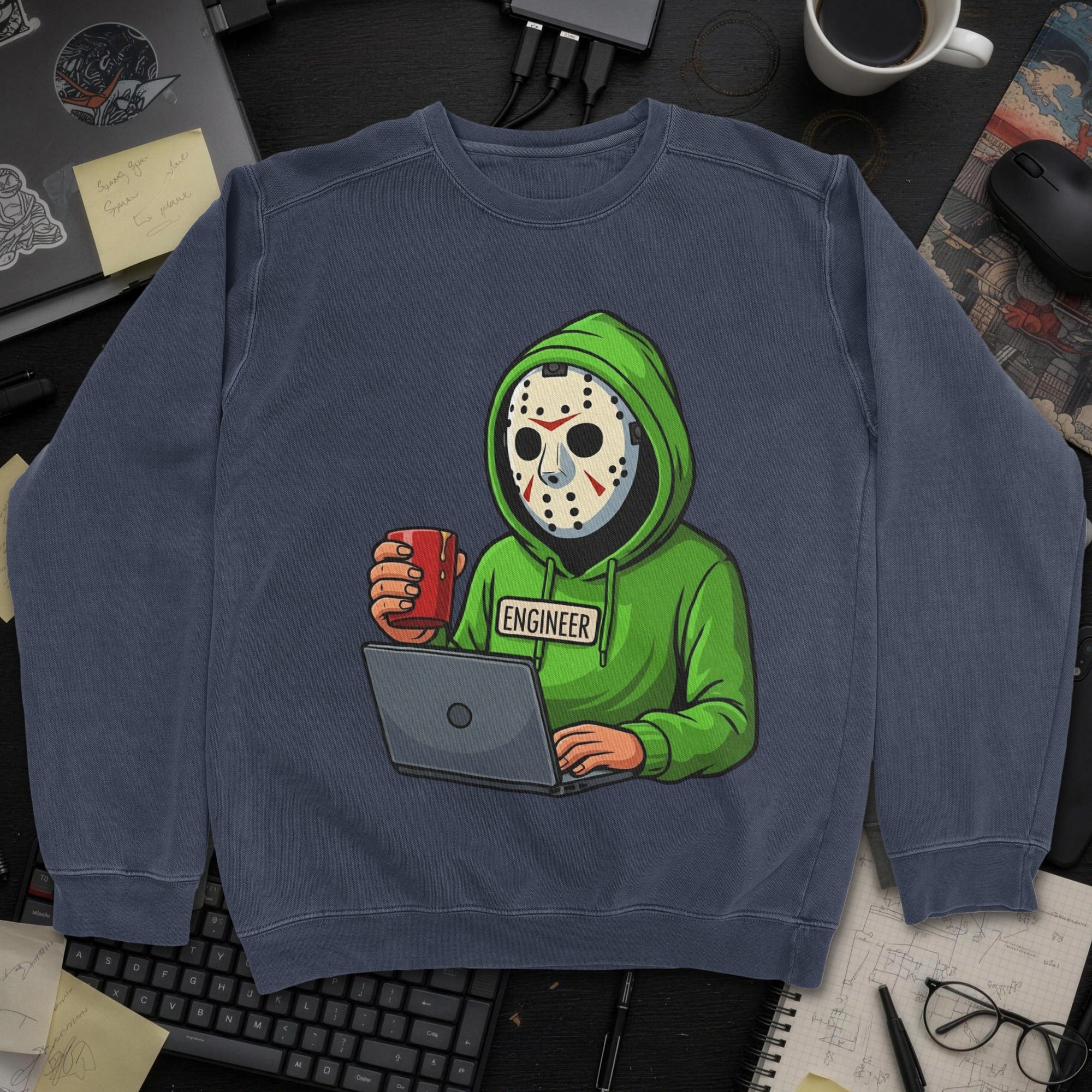 Jason Engineer Sweatshirt - Navy mockup