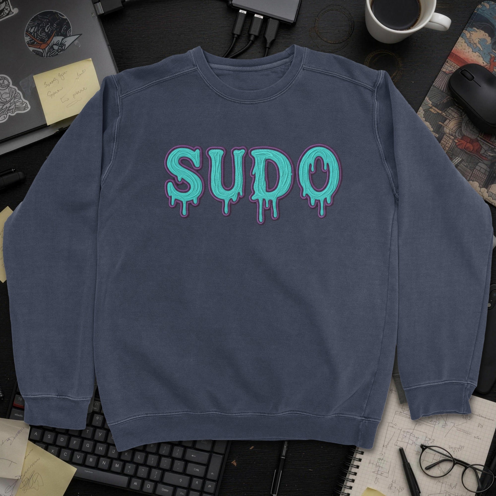 Sudo Sweatshirt - Navy mockup