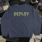Deploy Sweatshirt - Navy mockup