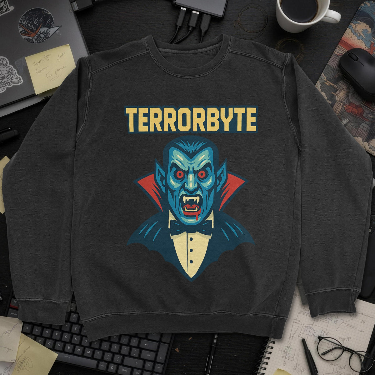 Terrorbyte Sweatshirt - Black mockup